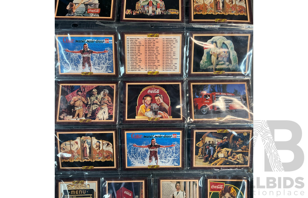 Vintage COCA-COLA Collectible Cards- Lot of 36