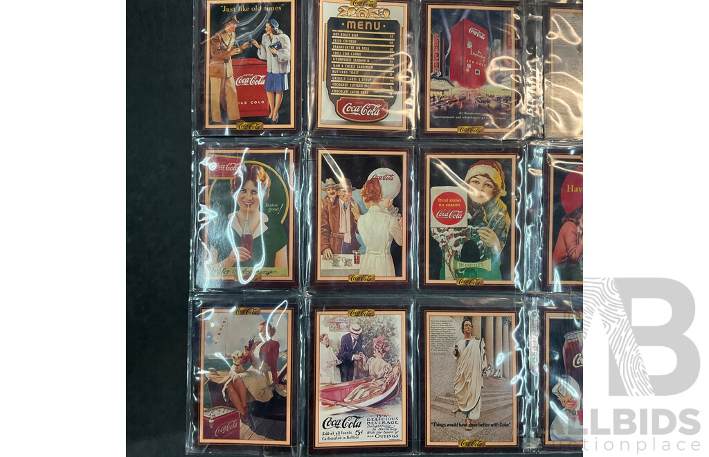 Vintage COCA-COLA Collectible Cards- Lot of 36