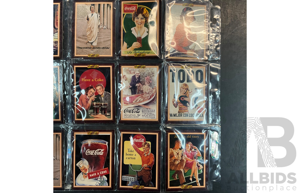 Vintage COCA-COLA Collectible Cards- Lot of 36