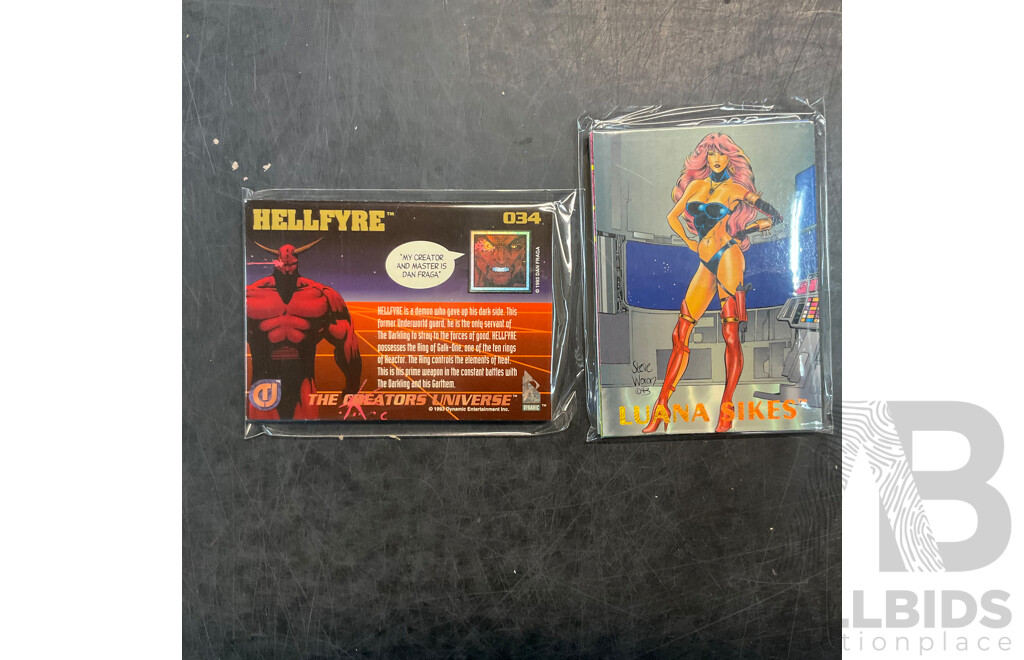Assorted  Collectible Cards Included NARUTO, LOONEY TUNES, HEAVY METAL and More