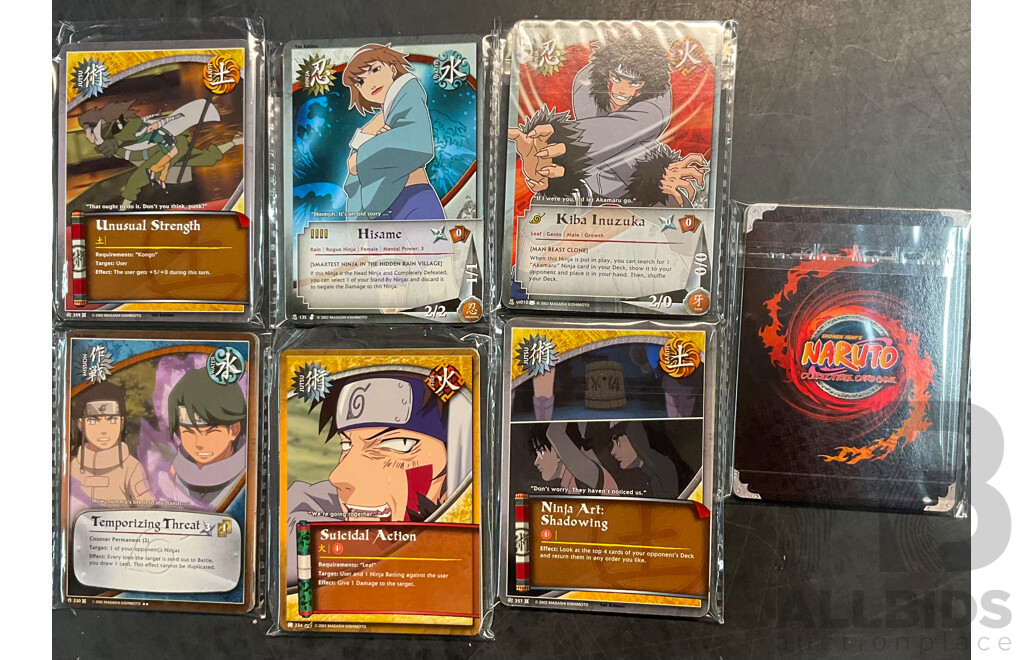 Assorted  Collectible Cards Included NARUTO, LOONEY TUNES, HEAVY METAL and More