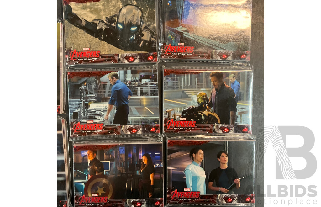AVENGERS & JUSTICE LEAGUE Collectible Cards (13 Packs + 2 Packs)