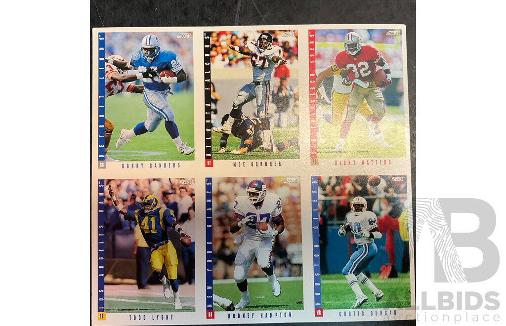 Bulk Lot of Assorted Sports Trading Cards