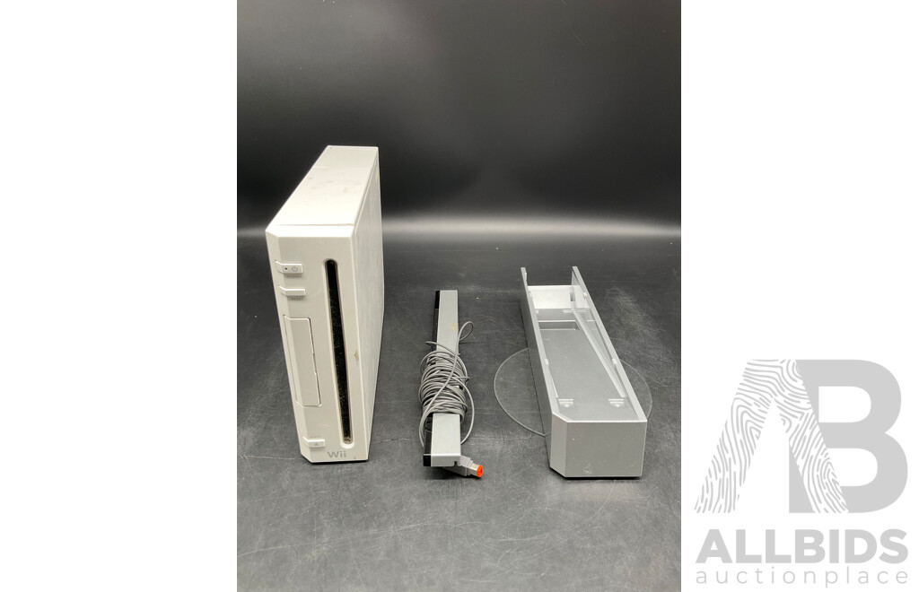 NINTENDO Wii Consoles (RVL-001), Games (x4), Controllers (x3), Cables and Assorted Accessories