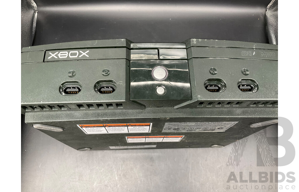 Microsoft Original XBox Gaming Console with Controllers
