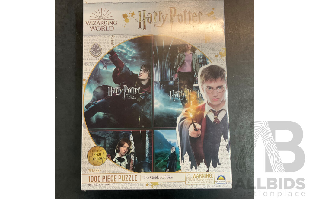Assorted Board Game, Puzzle & Action Figure Included WWE, Harry Potter, Kong & More