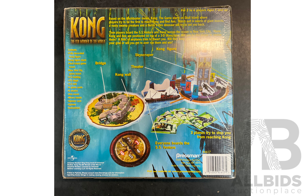 Assorted Board Game, Puzzle & Action Figure Included WWE, Harry Potter, Kong & More