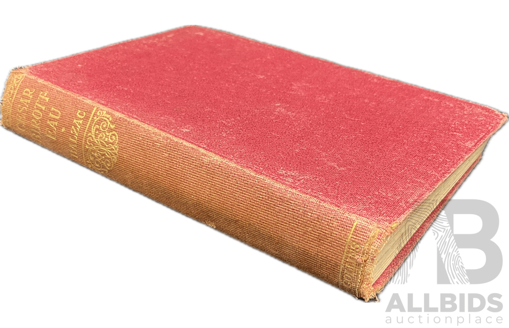W.M. THACKERAY - VANITY FAIR Vol.I. and II., BALZAG - CESAR BIROTT, CHARLES DICKENS - MARTIN CHUZZLE WIT, Collection of Four Vintage Books Published by COLLINS 1920s