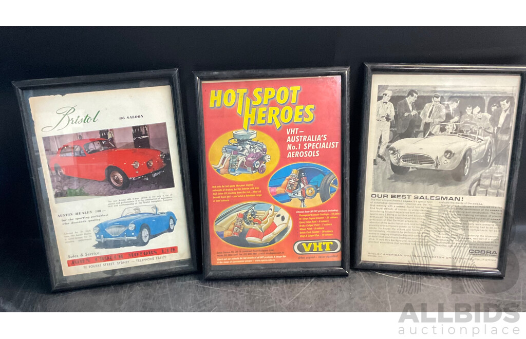 Vintage Collection of Vehicle-Related Flyers, Magazine Pages, and Newspapers