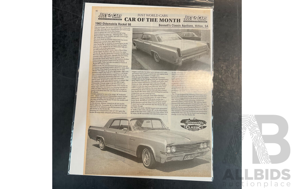 Vintage Collection of Vehicle-Related Flyers, Magazine Pages, and Newspapers