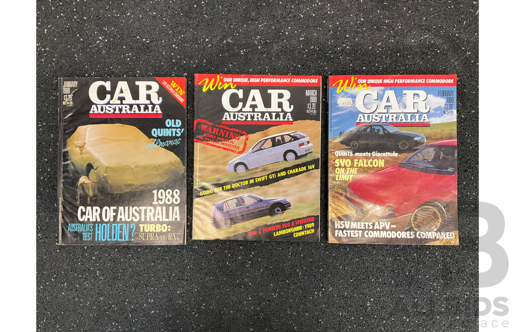 Collection of 43 Magazines (90s) Including Modern Motor, Wheels, World Cars, CAR Australia, 4Wheeler, of Road and More