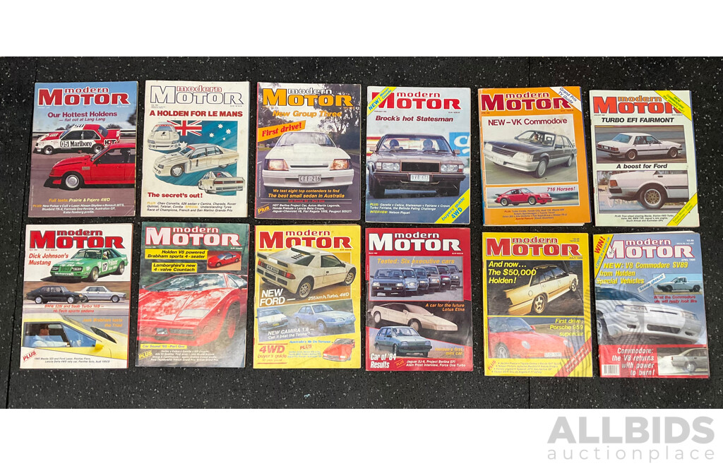 Collection of 43 Magazines (90s) Including Modern Motor, Wheels, World Cars, CAR Australia, 4Wheeler, of Road and More