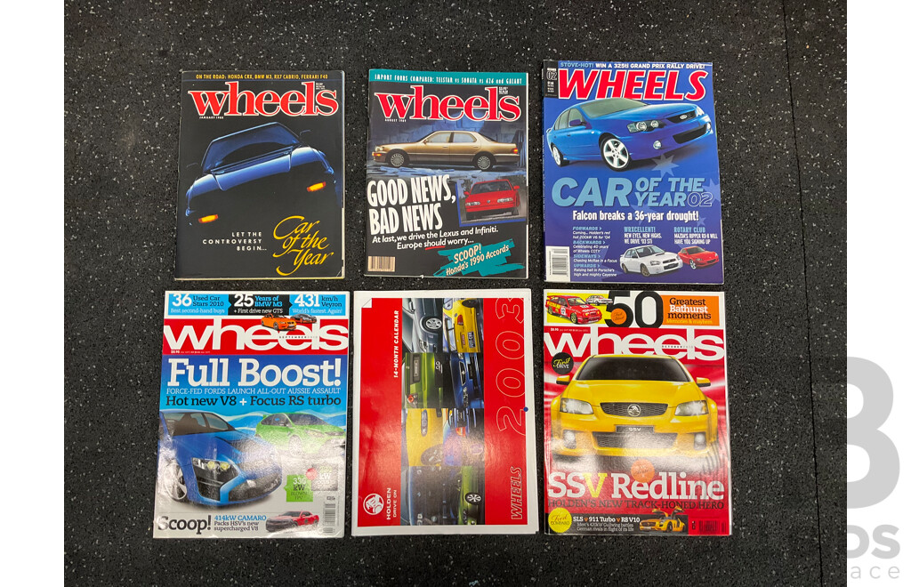 Collection of 43 Magazines (90s) Including Modern Motor, Wheels, World Cars, CAR Australia, 4Wheeler, of Road and More