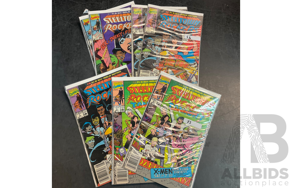 Collection of Comic Book Included Star Trek, She Hulk, Steeltown and More