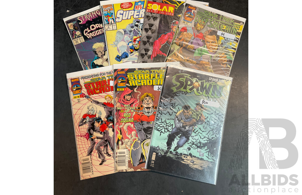 Collection of Comic Book Included Star Trek, She Hulk, Steeltown and More