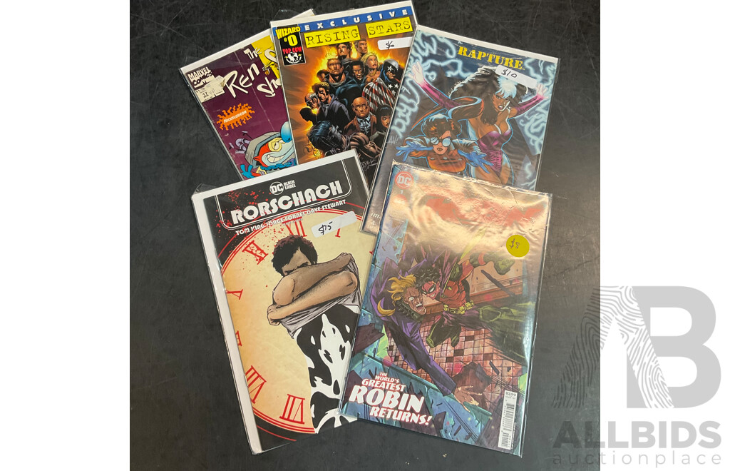 Collection of Comic Book Included Star Trek, She Hulk, Steeltown and More