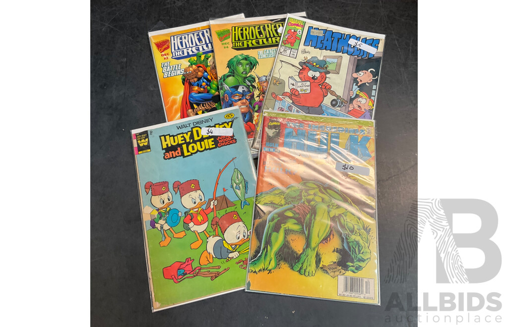 Collection of Comic Book Included Star Trek, She Hulk, Steeltown and More