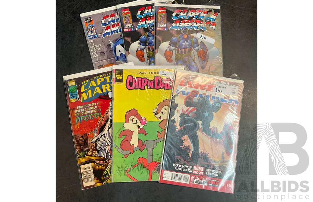 Collection of Comic Book Included Avengers, Batman,Captain America and More