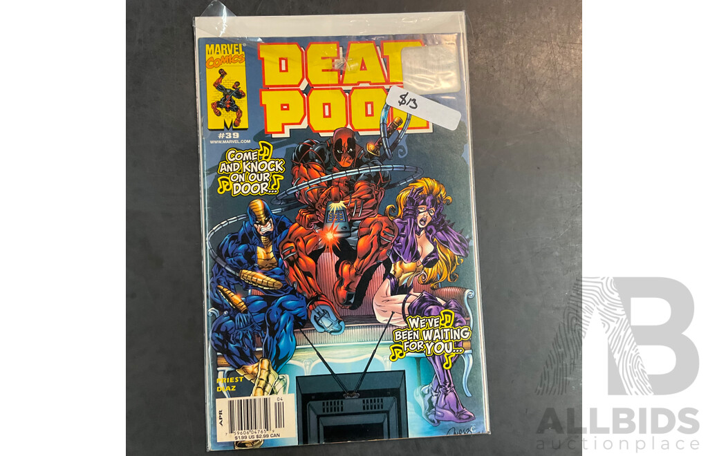 Collection of DEAD POOL Comic Book - Lot of 13