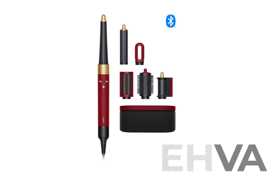 Dyson (596925) Airwrap I.d. Multi-Styler and Dryer | Complete Long (Red Velvet/Gold) LIMITED EDITION - ORP $849 (Includes 1 Year Warranty From Dyson)