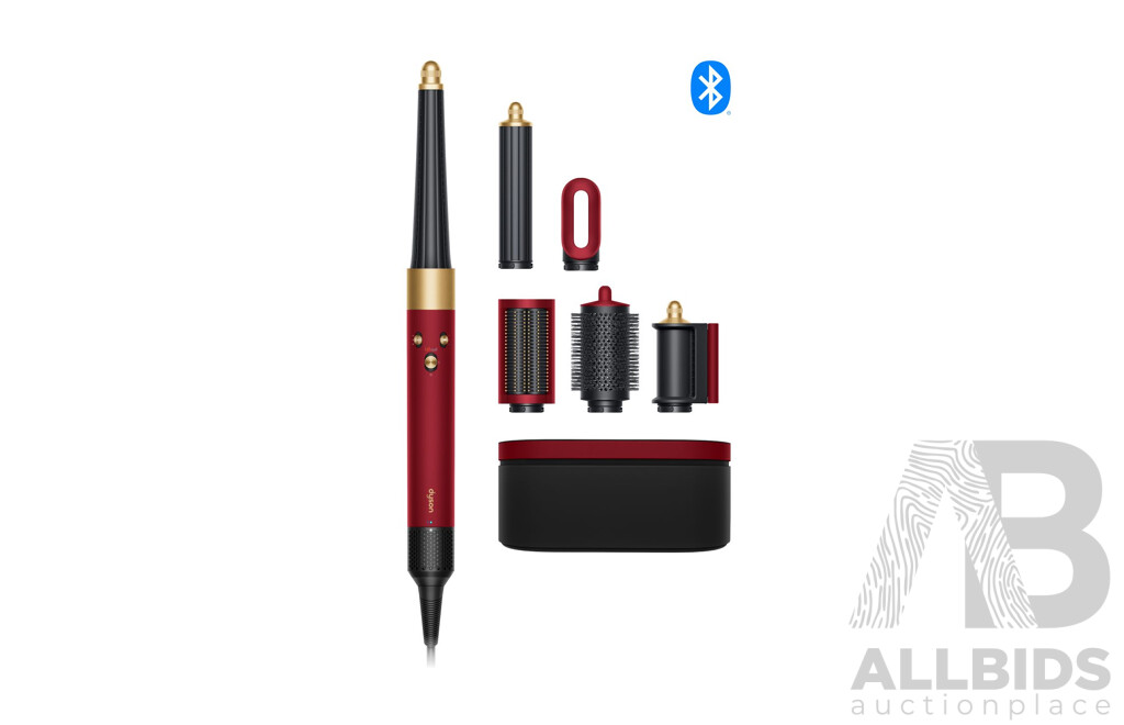 Dyson (596925) Airwrap I.d. Multi-Styler and Dryer | Complete Long (Red Velvet/Gold) LIMITED EDITION - ORP $849 (Includes 1 Year Warranty From Dyson)