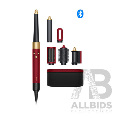 Dyson (596925) Airwrap I.d. Multi-Styler and Dryer | Complete Long (Red Velvet/Gold) LIMITED EDITION - ORP $849 (Includes 1 Year Warranty From Dyson)