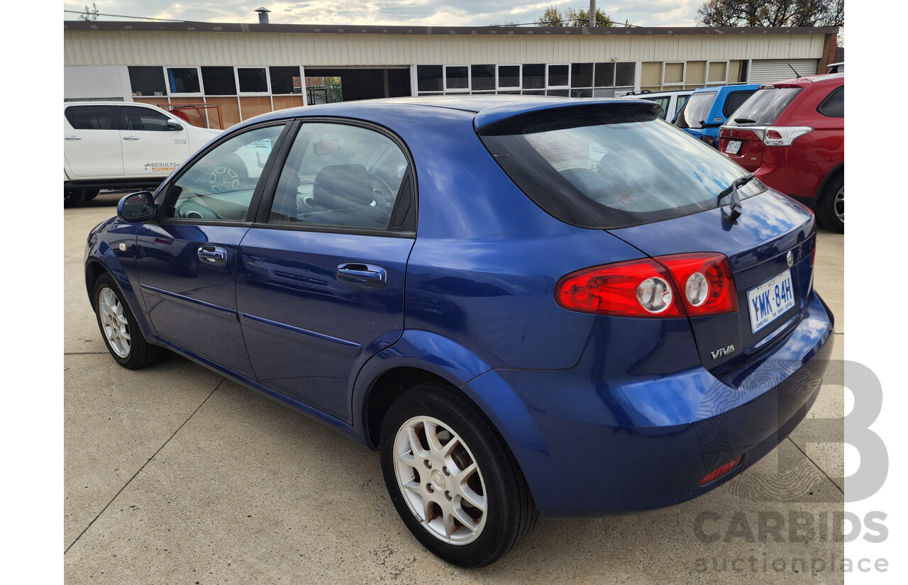 11/2007 Holden Viva  JF MY07 5d Hatchback Blue 1.8L