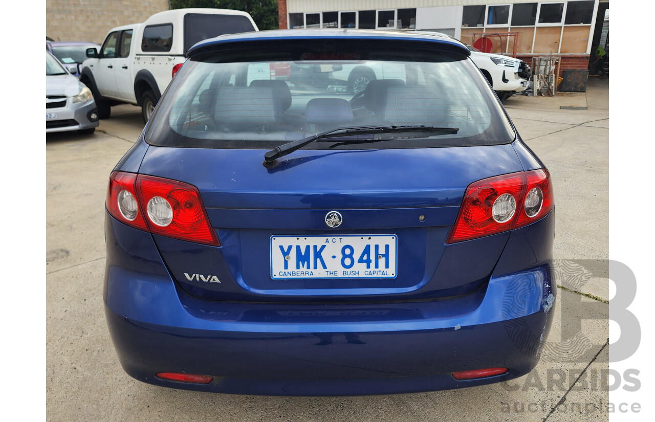 11/2007 Holden Viva  JF MY07 5d Hatchback Blue 1.8L