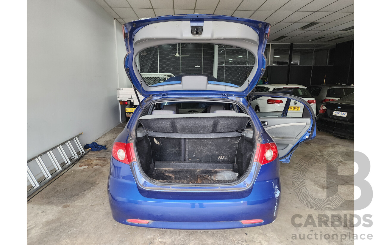 11/2007 Holden Viva  JF MY07 5d Hatchback Blue 1.8L