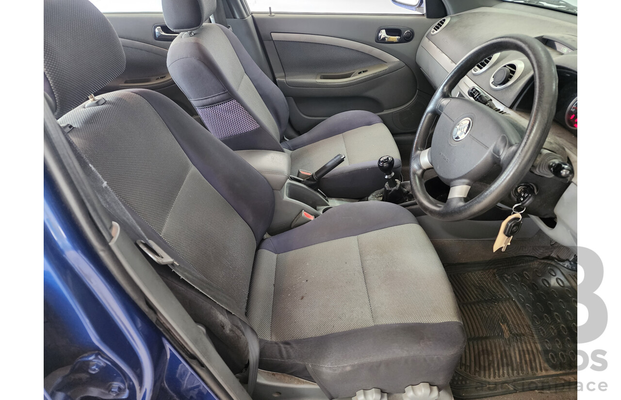 11/2007 Holden Viva  JF MY07 5d Hatchback Blue 1.8L