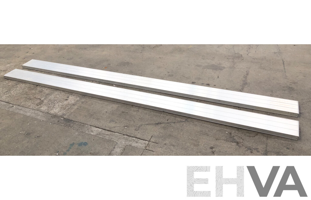 Bailey Four Meter Aluminium Planks - Lot of Two