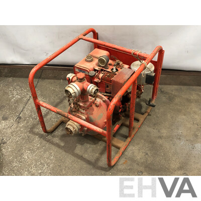Davey 8HP Four Stroke Self Prime Firefighting Water Pump and Hoses