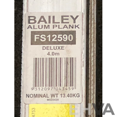 Bailey Four Meter Aluminium Planks - Lot of Two