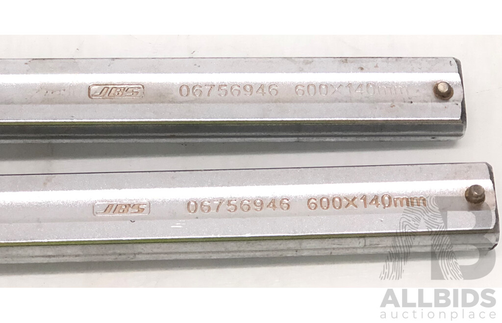 JBS 600mm X 140mm Heavy Duty Quick Action F Clamps - Lot of Two
