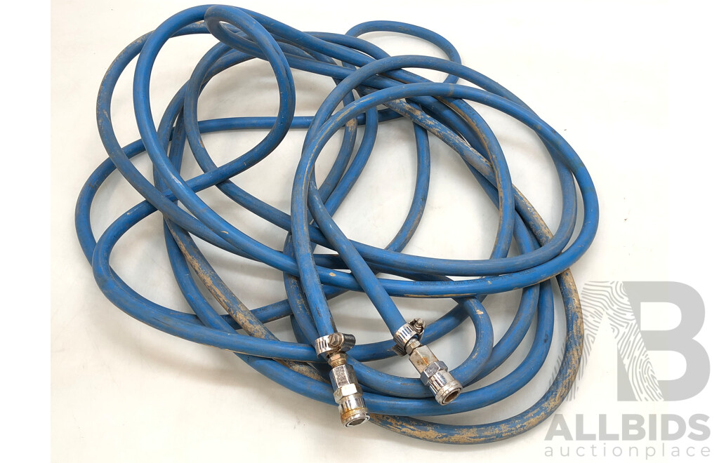 10mm Compressed Air Hose with Nitto Fittings(approx 13 Meters)