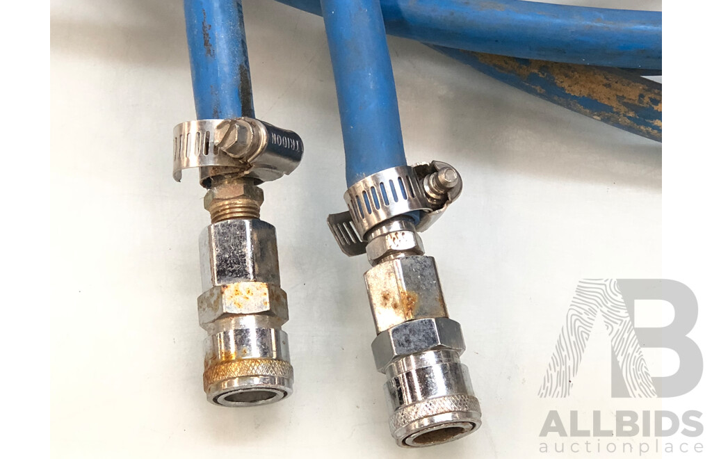 10mm Compressed Air Hose with Nitto Fittings(approx 13 Meters)
