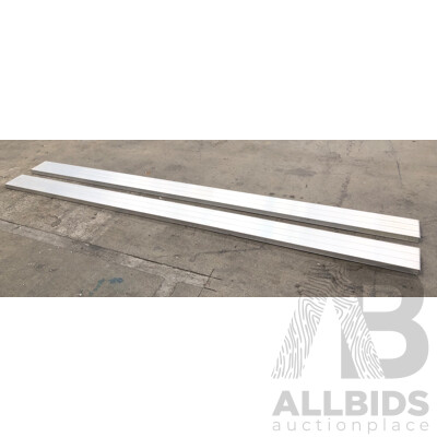 Bailey Four Meter Aluminium Planks - Lot of Two