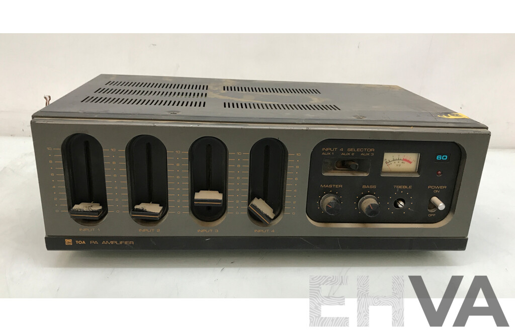 Vintage TOA (TA-406E) Audio Amplifier