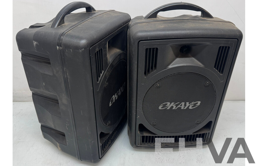 Okayo Wireless 50W Sound System - Lot of 2