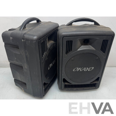 Okayo Wireless 50W Sound System - Lot of 2