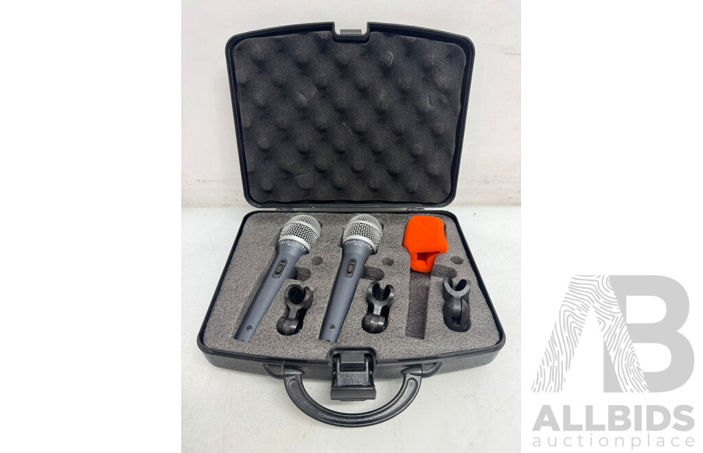 Wharfedale Pro Dynamic Microphones - Set of 2