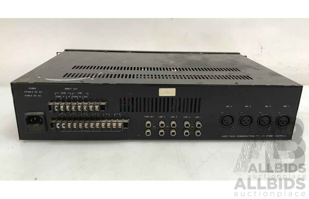 Audio Telex (AT120) PA Amplifier