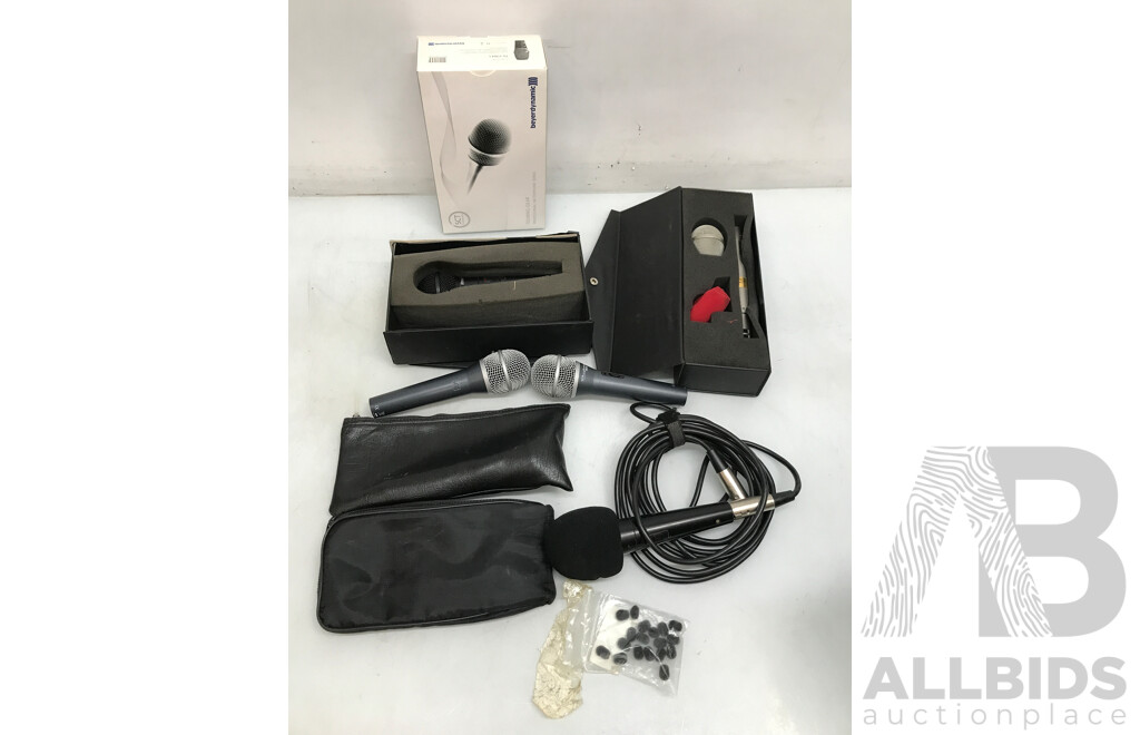 Assorted Microphones and Equipment/Accessories