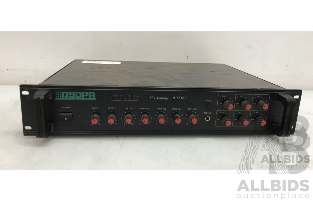 DSPPA (MP310P) 6 Zones Mixing Amplifier