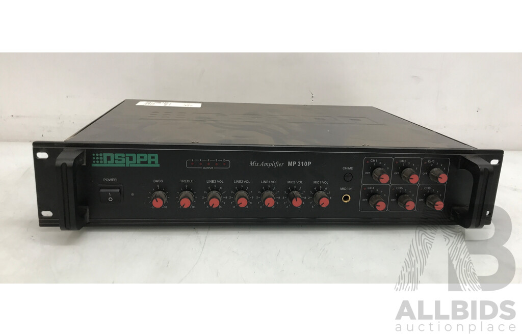 DSPPA (MP310P) 6 Zones Mixing Amplifier