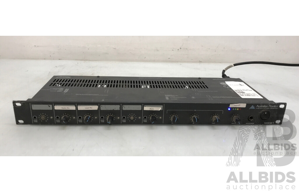 Australian Monitor (MX61) 6 Channel Mono Mixer