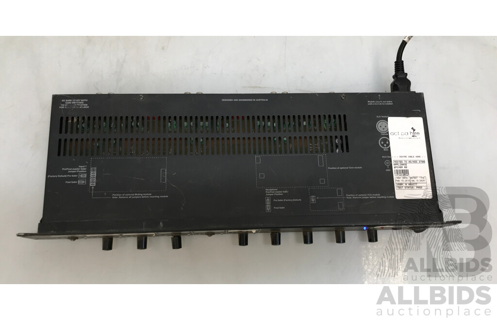 Australian Monitor (MX61) 6 Channel Mono Mixer