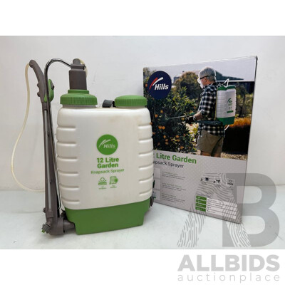 Hills 12 Ltr Garden Knapsack Sprayer