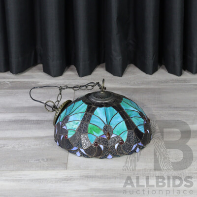 Faux Leadlight Pendent Light Shade