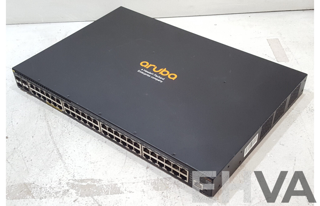 HP Aruba (JL256A) 2930F 48-Port Gigabit PoE+ Switch